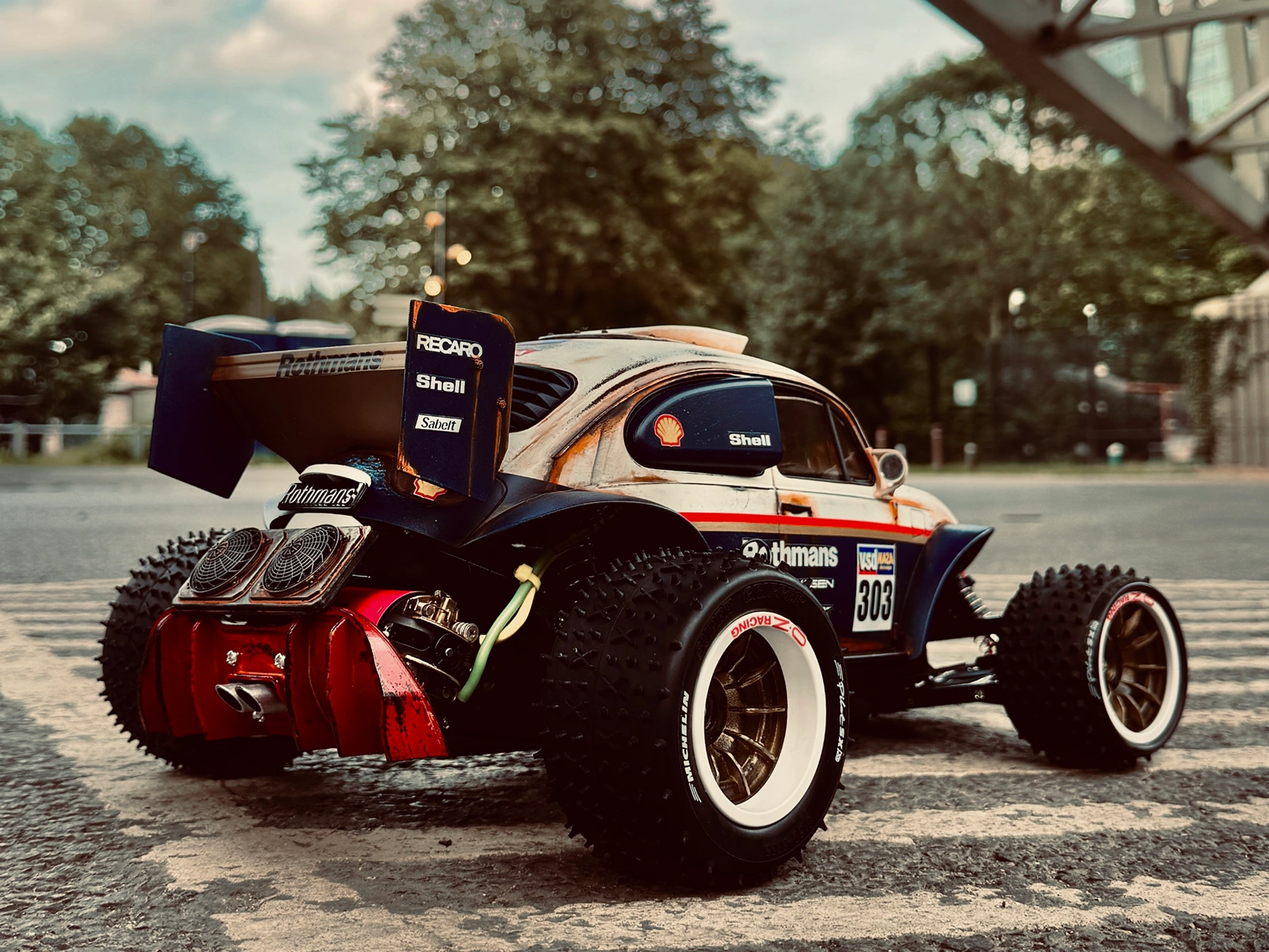 Blitzer Beetle DT-01 (Bolim) — REAR / MECHANICAL